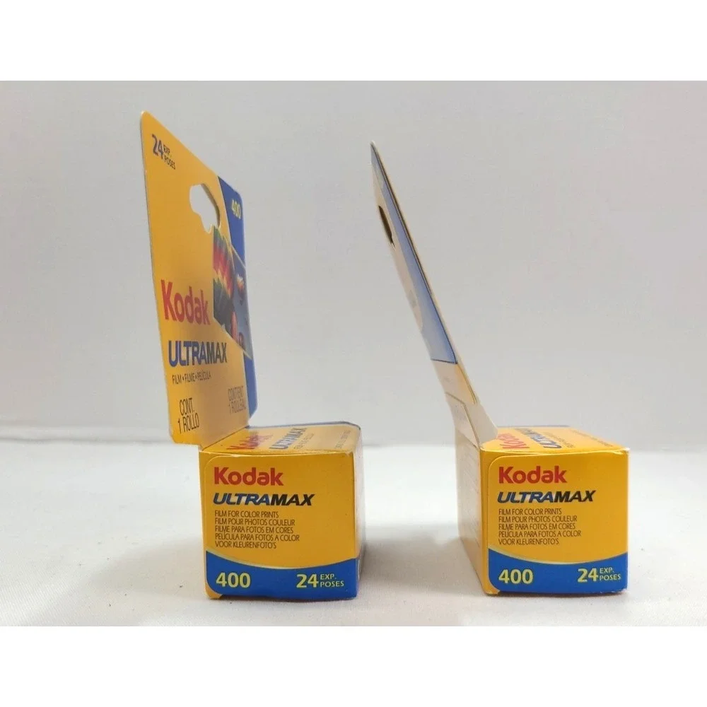 Lot(2) Kodak Ultramax 400 35mm Color Negative Film, 24 Exposure NIB expire 11/21